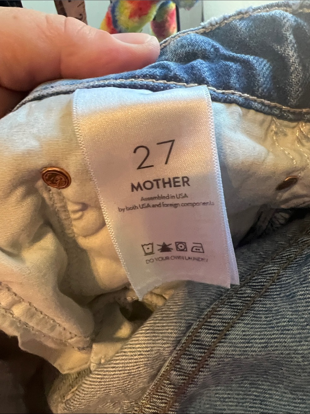 Mother Light Blue Wide Leg Women’s Jeans - Picture 5 of 5
